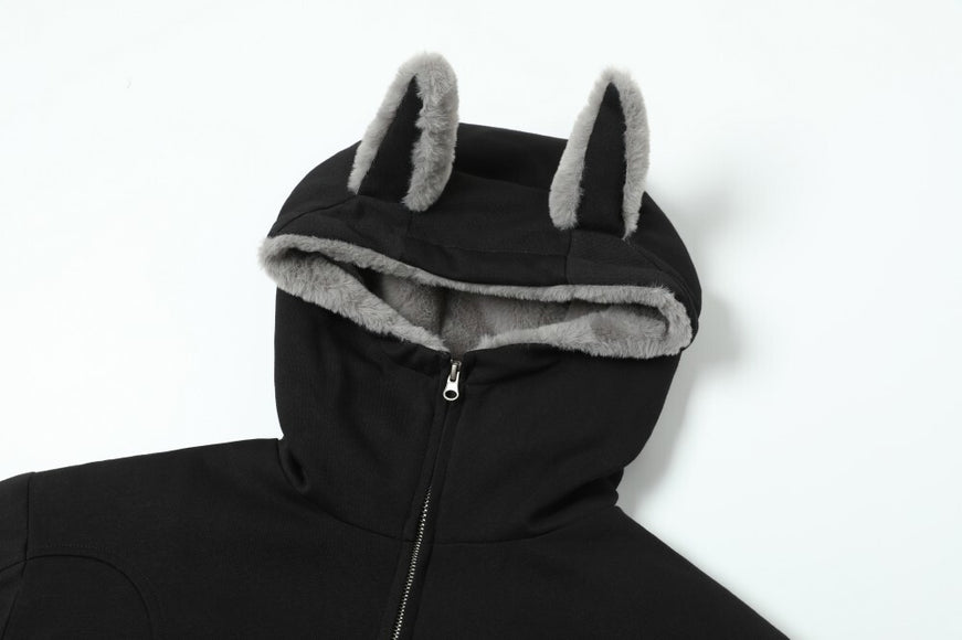 Felpa con cappuccio a zip Street Fashion per uomini