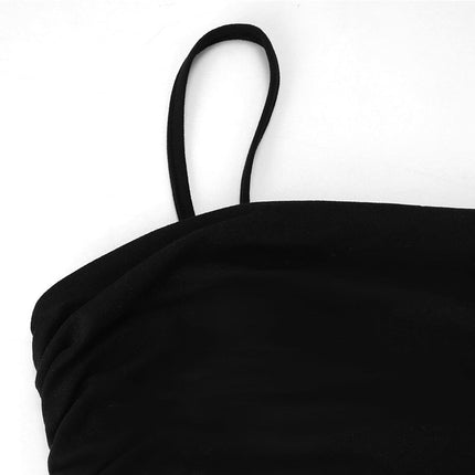 Top sin tirantes de deporte – Corte ajustado