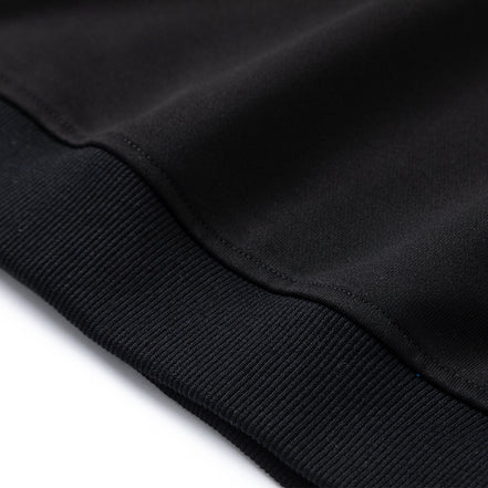 Christmas Reindeer Print Medium-Length Hoodie