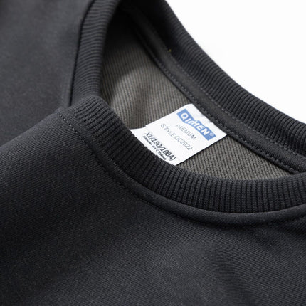 Christmas Reindeer Print Medium-Length Hoodie