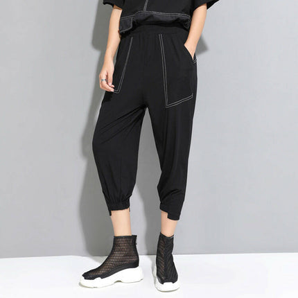 Grozavu Dark Style Loose Fit Harem Pants at €50.99