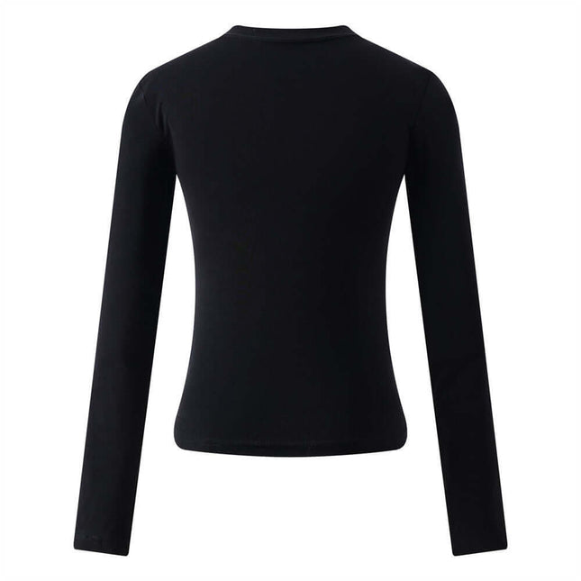 T-Shirt a Maniche Lunghe Stampata - Slim Fit