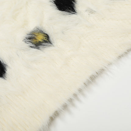 Suéter de forro polar con estampado de animal de corte regular