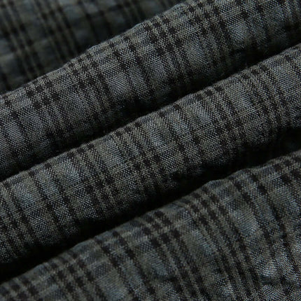 Chemise à carreaux en blocs de couleur – Coupe ample