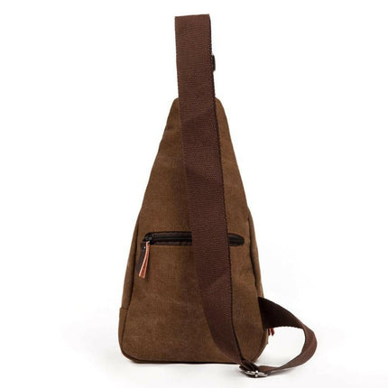 Grozavu Men's Canvas Messenger Bag - Casual Military Style at €69.00