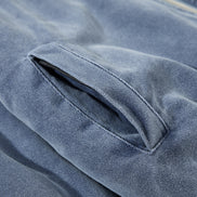 Woolen Collar Cotton Jacket With Fleece