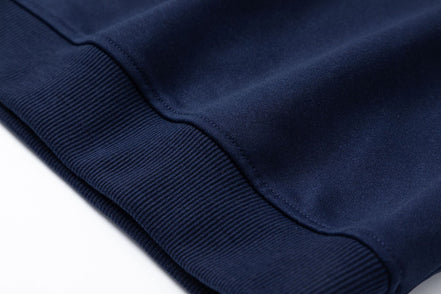 Christmas Reindeer Print Medium-Length Hoodie