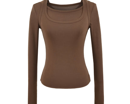 T-shirt à manches longues ajusté