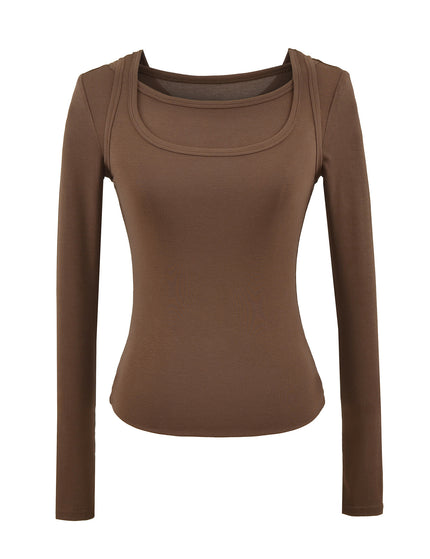 T-shirt à manches longues ajusté