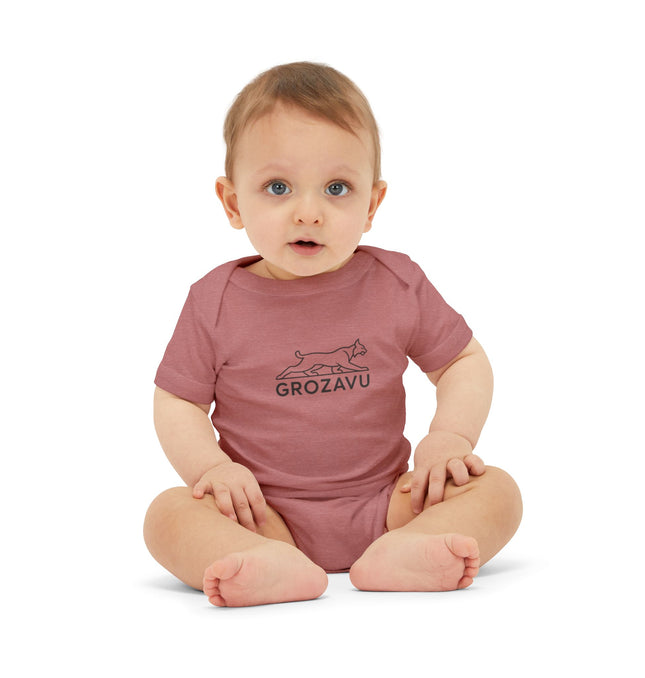 Cute Infant Jersey One Piece - "I'm With Him" Baby Bodysuit