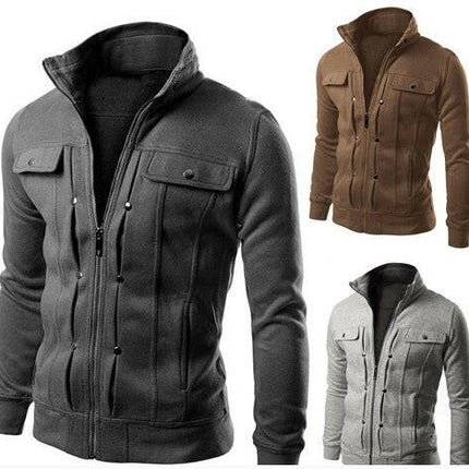 Cardigan Multi Button Hoodies Men Fashion Tracksuit at €53.99