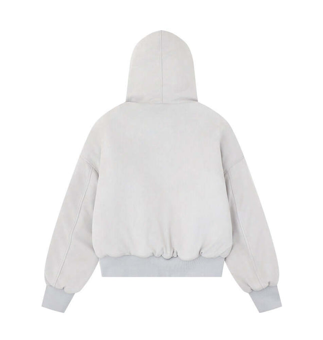 Cappotto con Cappuccio Ricamato – Vestibilità Ampia