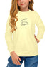 Girls Cotton Sweater – Grozavu Bunny Yellow