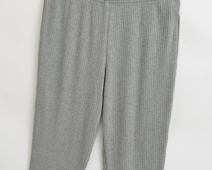 Slim fit low waist slightly flared pants