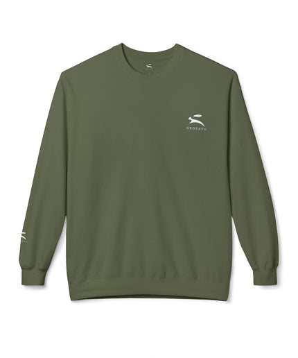 Grozavu | Bequemer Rundhalsausschnitt Fleece für ihn