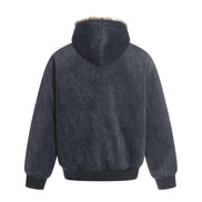 Cotton collar jacket with cotton jacket