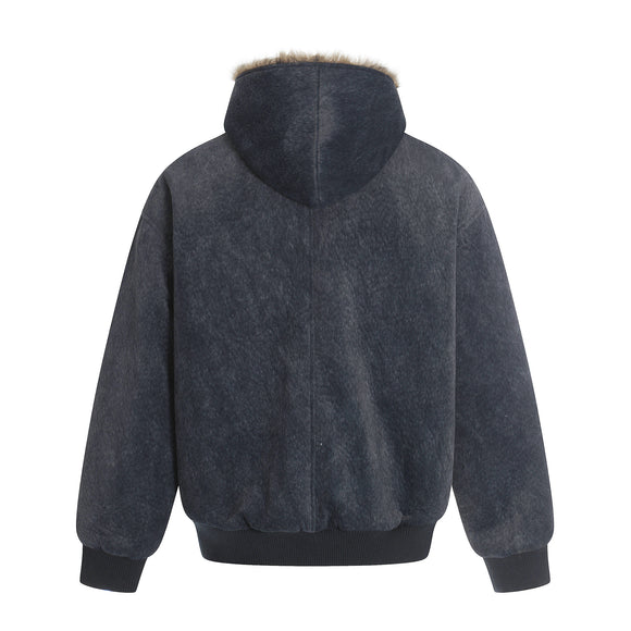 Giacca con Collo di Cotone con Giacca di Cotone