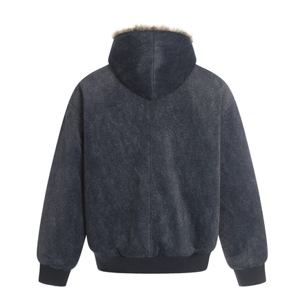 Cotton collar jacket with cotton jacket