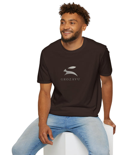 Grozavu | Herren Minimalistisches Soft T-Shirt