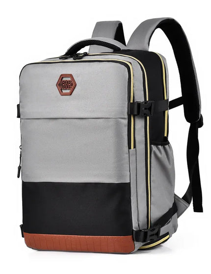 Rucsac cu Multe Buzunare în Culori Blocate