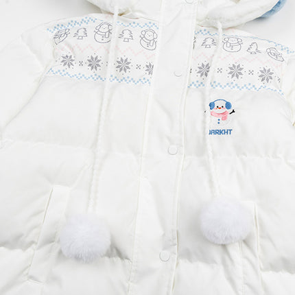 Plush Hooded Cotton Coat