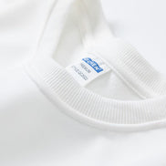 Christmas Reindeer Print Medium-Length Hoodie