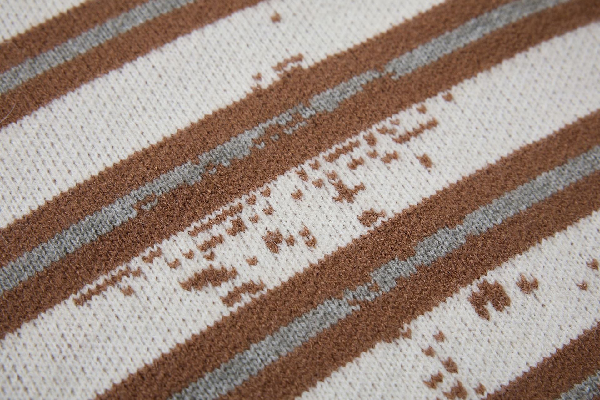 Vintage Twisted Knit Oversized Pullover Winter Sweater