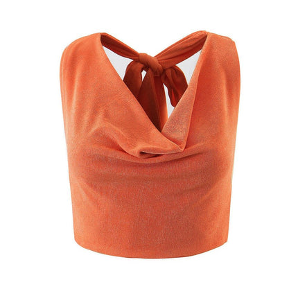 Spring's European & American Style Knitted Halterneck Sling for Women! at €30.99