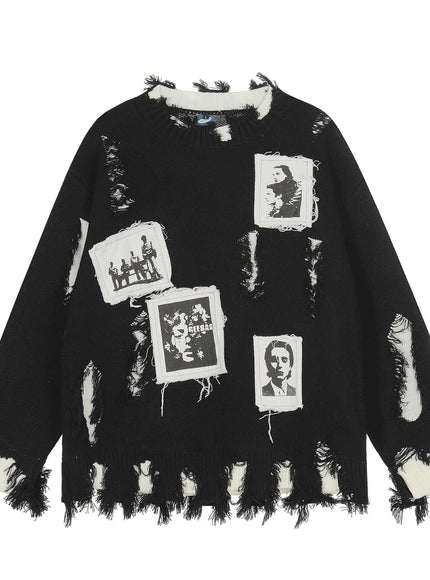 Close-up fabric and fit of Solid Applique Long Sleeve