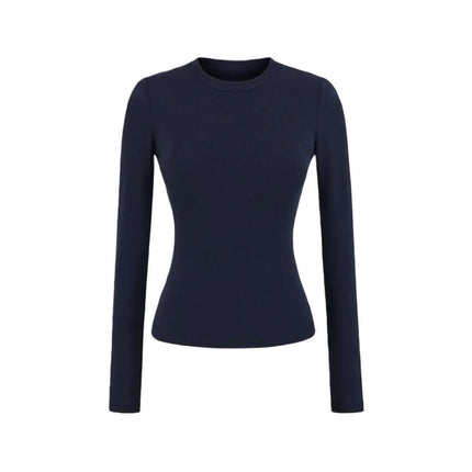 Haut à manches longues ajusté avec rembourrage élastique