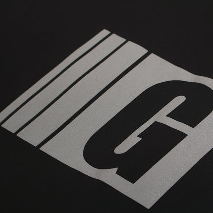 Waterproof Sports V-Neck Long Sleeve Shirt Black White