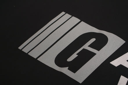 Camisa de Manga Larga con Cuello en V Deportiva Impermeable Negra Blanca