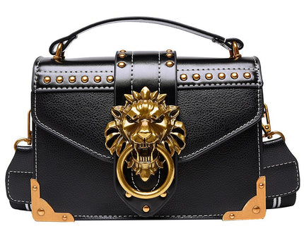 Geantă de umăr retro din PU, geantă crossbody cu un singur umăr