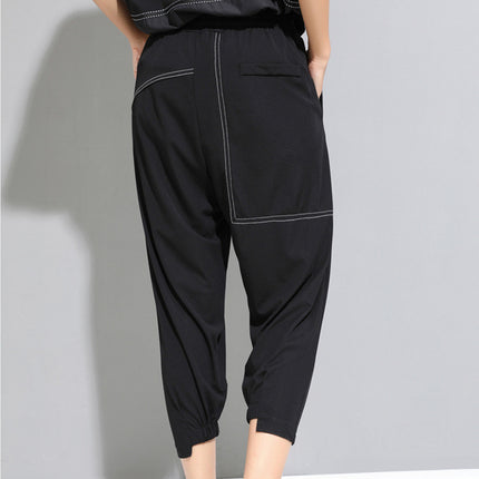 Grozavu Dark Style Loose Fit Harem Pants at €50.99