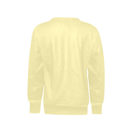 Pull en coton pour filles – Grozavu Bunny Jaune