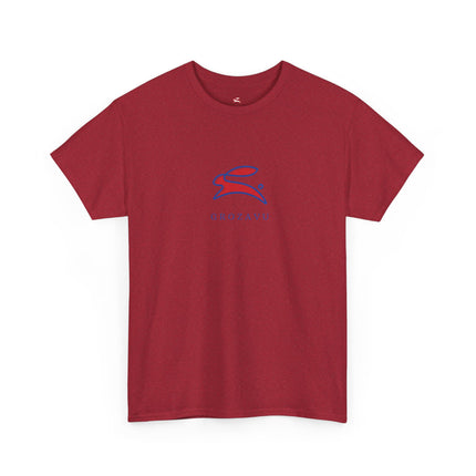 Casual Unisex Heavy Cotton Tee - Grave Logo, Perfect for Everyday Wear