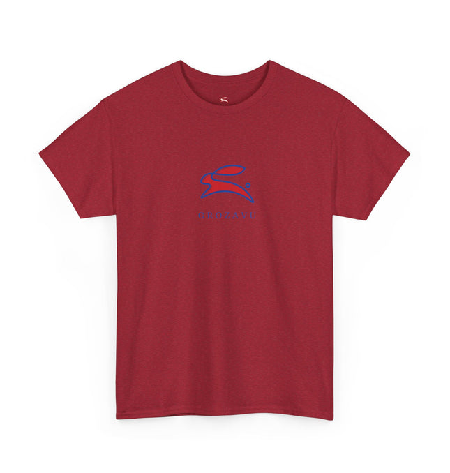 Casual Unisex Heavy Cotton Tee - Grave Logo, Perfect for Everyday Wear