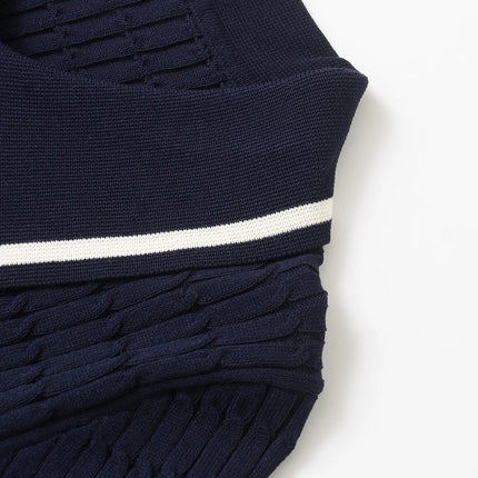 Haut en tricot tressé à huit brins – Coupe ample