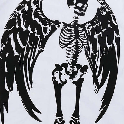 Camiseta Impresa Demonio Calavera – Corte Suelto