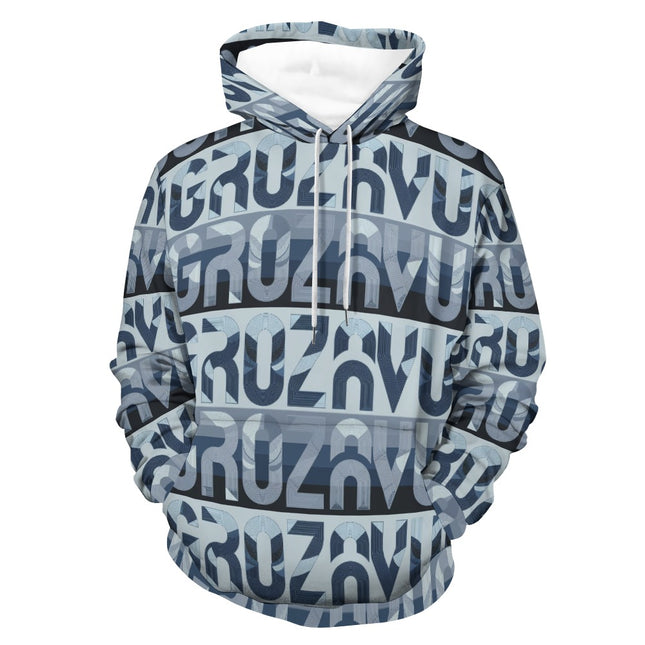 Plus Size All-Over Print Sweatshirt | Bold Comfort