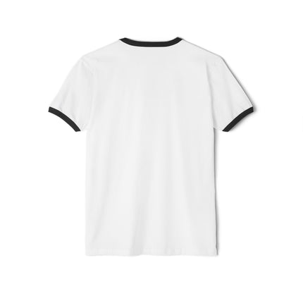 Unisex Cotton Ringer T-Shirt - 'Move On' Graphic Tee for Casual Style
