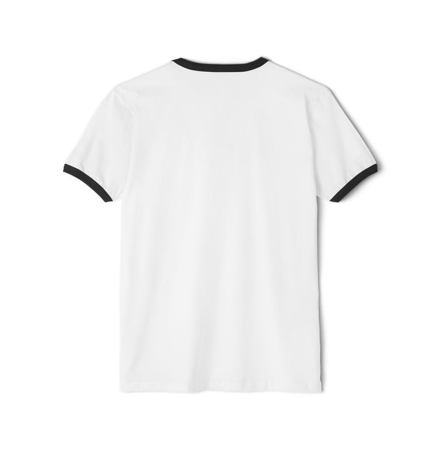 Unisex Cotton Ringer T-Shirt - 'Move On' Graphic Tee for Casual Style