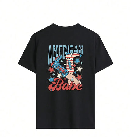 T-shirt graphique Lettre