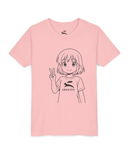 Cartoon Graphic Jugend T-Shirt | Grozavu