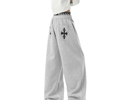 Casual Pants Men Winter Sporty Trousers Trendy Lazy Style Wide Leg Pants