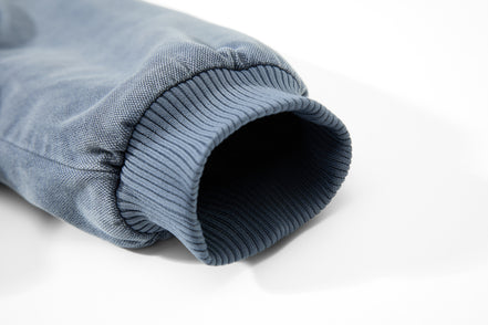 Woolen Collar Cotton Jacket With Fleece