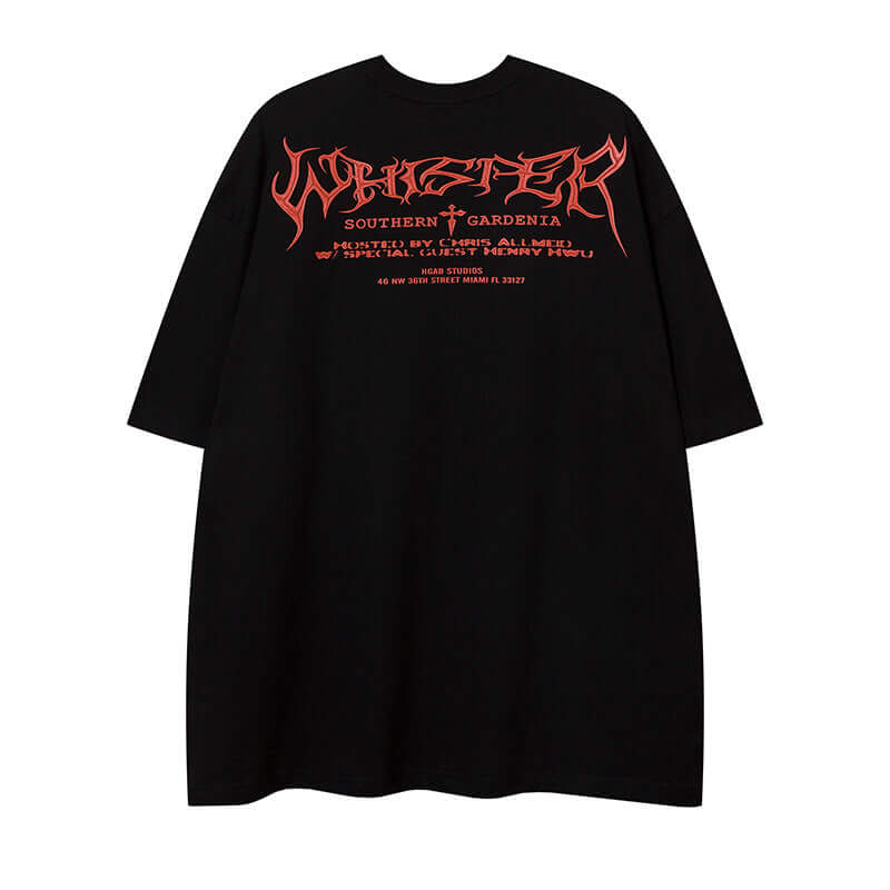 Crow Graphic Short Sleeve styling detail - Premium Streetwear