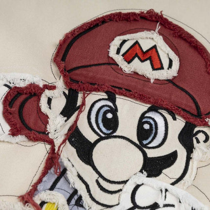 Hoodie en Patchwork de Dessin Animé Rétro – Coupe Ample