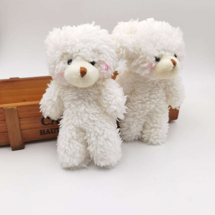 Schüchterner Rosaroter Bär Plüsch Schlüsselanhänger