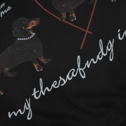 Retro Dackel Hoodie - Lockere Passform